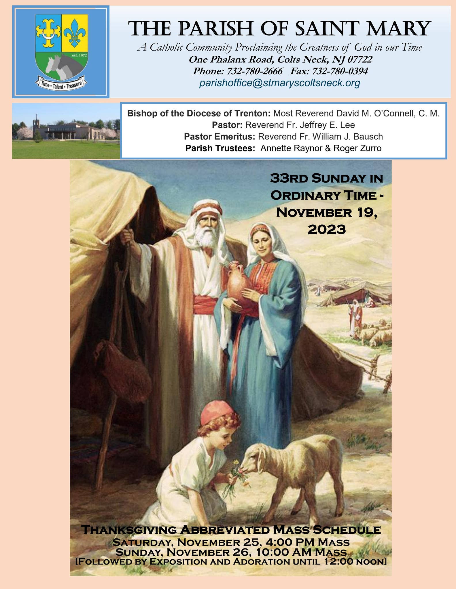 November 19, 2023 - 33rd Sunday in Ordinary Time by The Parish of Saint ...