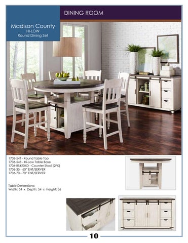 Red Dirt Furniture Co. 家具目录 · Jofran Dining 家具 第 11 页
