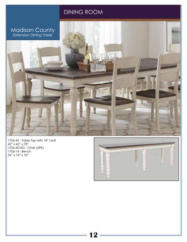 Red Dirt Furniture Co. 家具目录 · Jofran Dining 家具 第 13 页