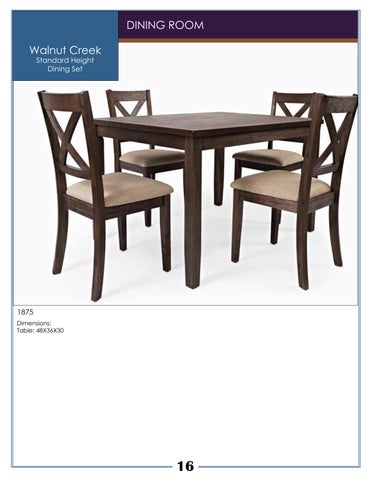 Red Dirt Furniture Co. 家具目录 · Jofran Dining 家具 第 17 页