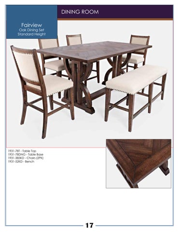 Red Dirt Furniture Co. 家具目录 · Jofran Dining 家具 第 18 页