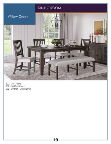 Red Dirt Furniture Co. 家具目录 · Jofran Dining 家具 第 20 页