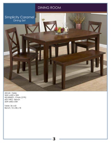 Red Dirt Furniture Co. 家具目录 · Jofran Dining 家具 第 4 页
