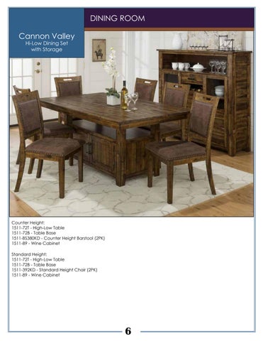 Red Dirt Furniture Co. 家具目录 · Jofran Dining 家具 第 7 页