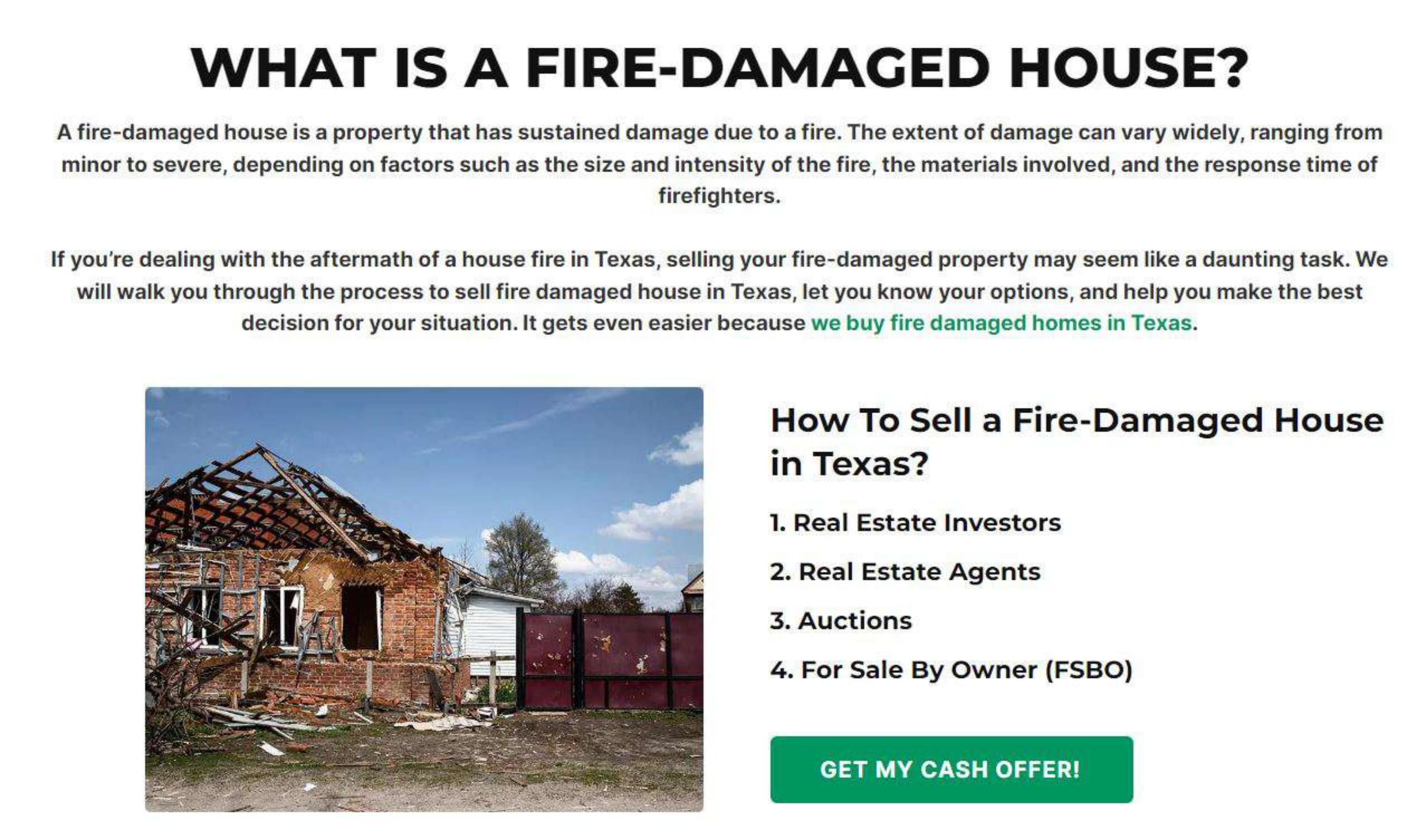 Sell Fire Damaged House Texas by sellfiredamagedhousetexas Issuu