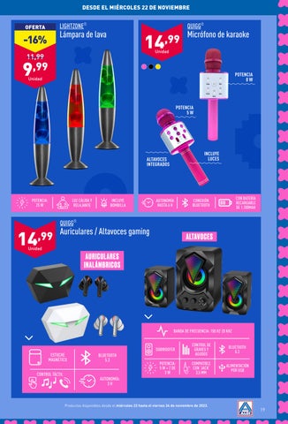 家具目录 ALDI del 22 al 28 德文 noviembre 第 19 页
