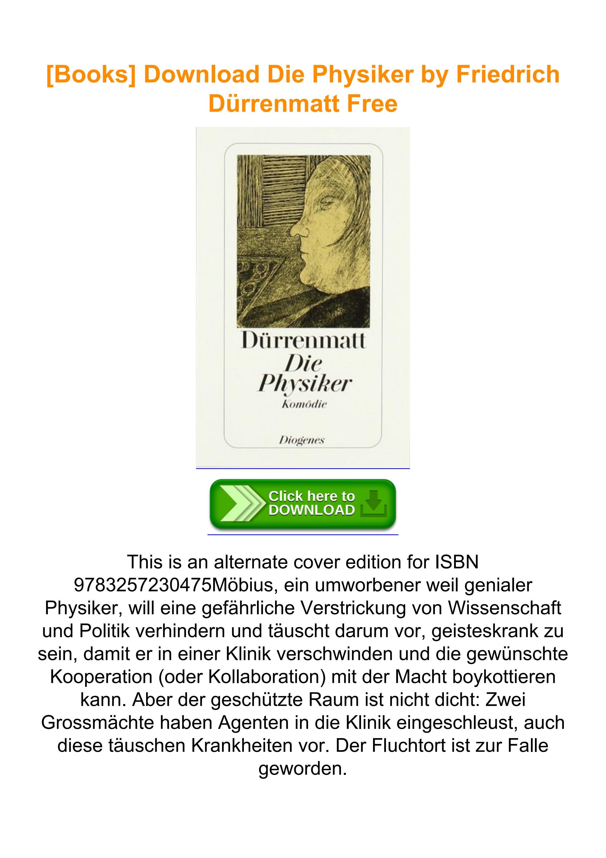 Die Physiker Pdf Free Download