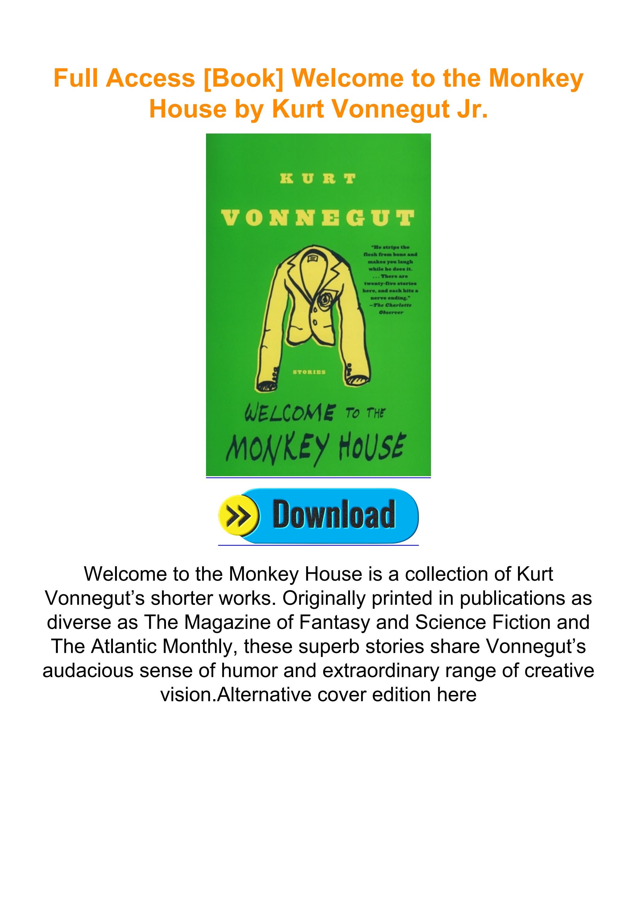Full Access [Book] to the Monkey House by Kurt Vonnegut