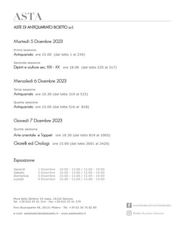Aste Boetto 灯饰目录 · Gioielli - Boetto dicembre 2023 第 3 页