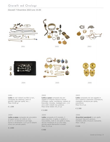 Aste Boetto 灯饰目录 · Gioielli - Boetto dicembre 2023 第 5 页