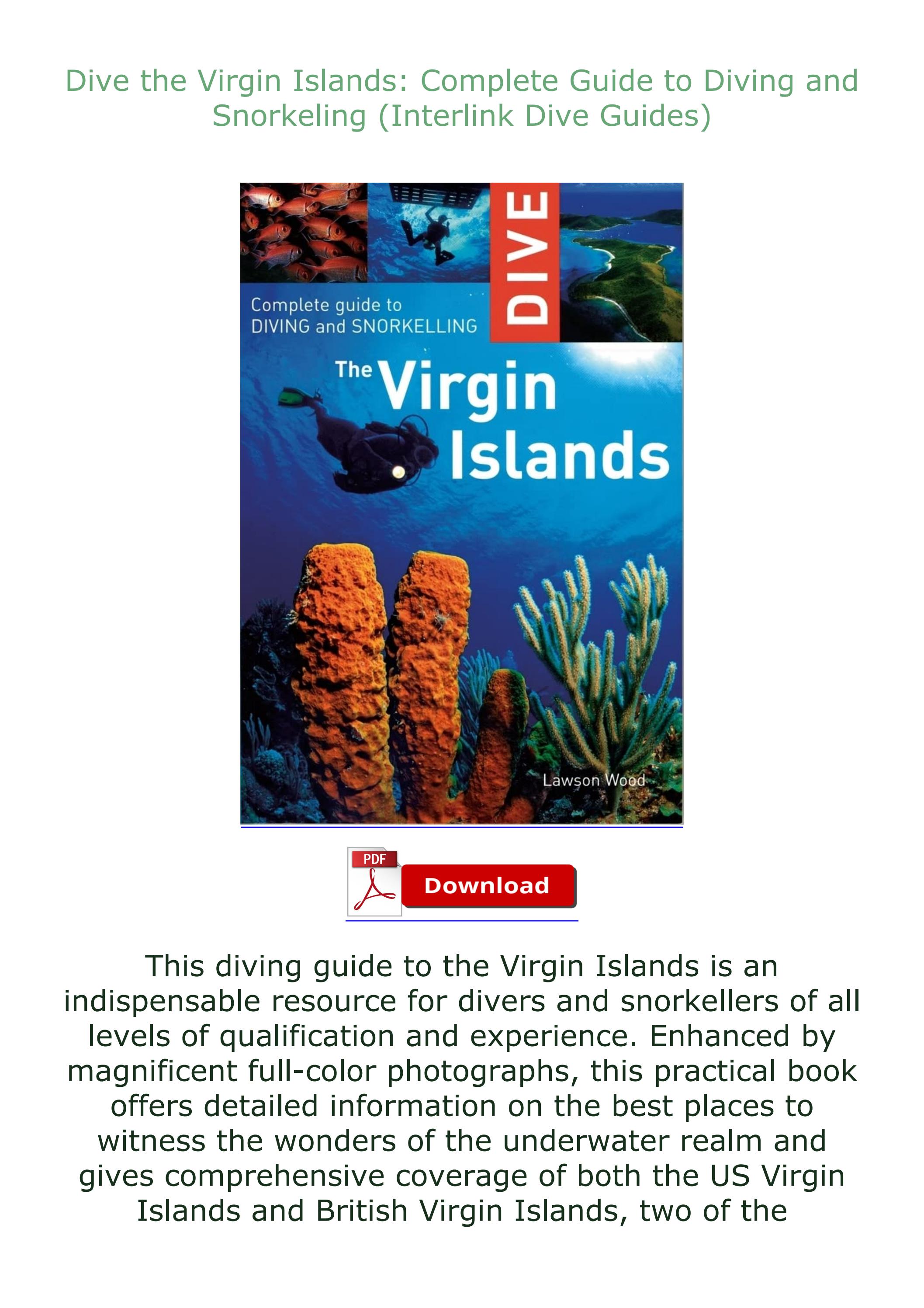(PDF) READ Dive the Virgin Islands: Complete Guide to Diving and ...