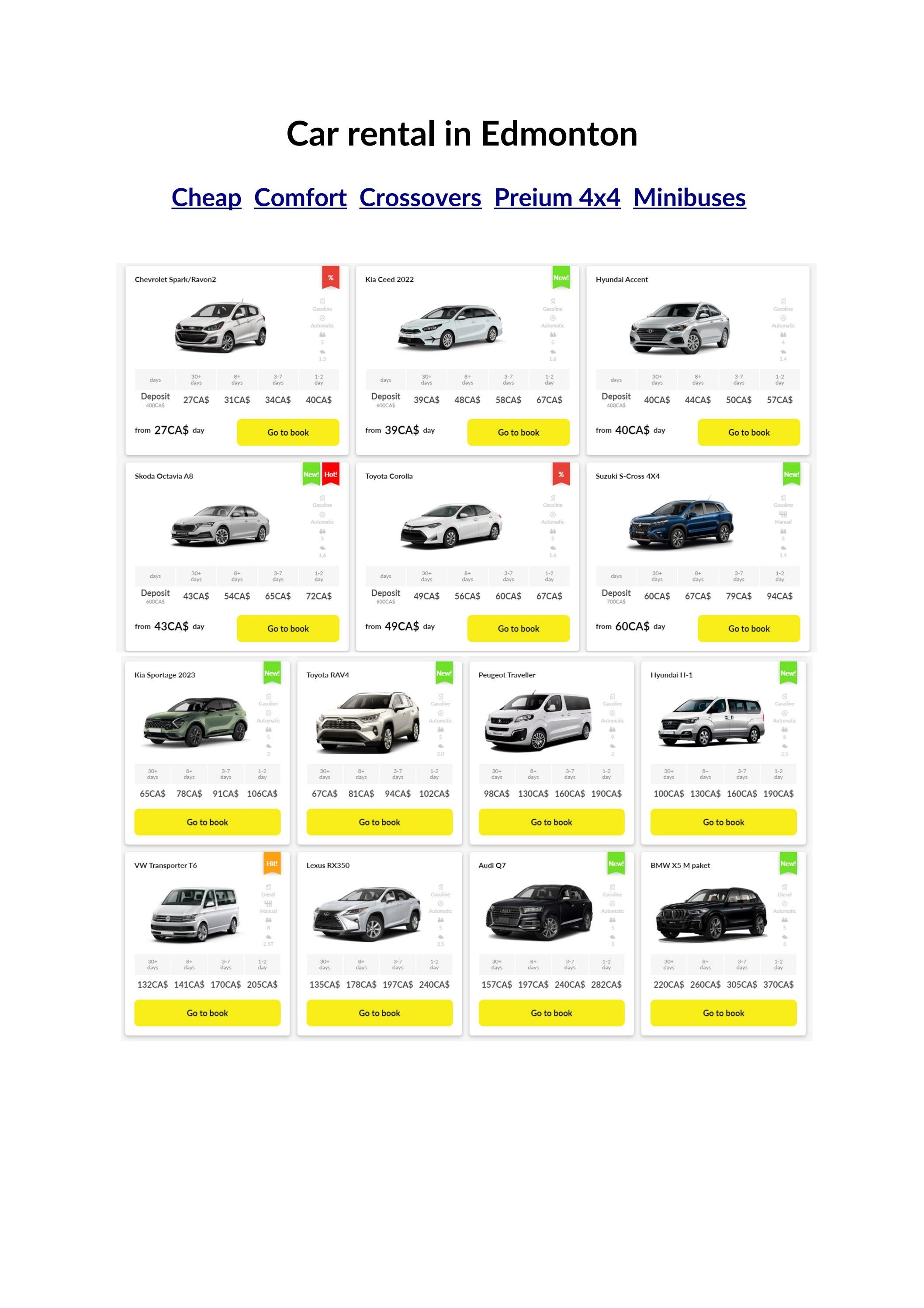 Car rental Edmonton by Star plus media Issuu