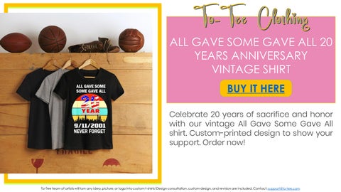 All gave some gave all 20 years anniversary vintage shirt