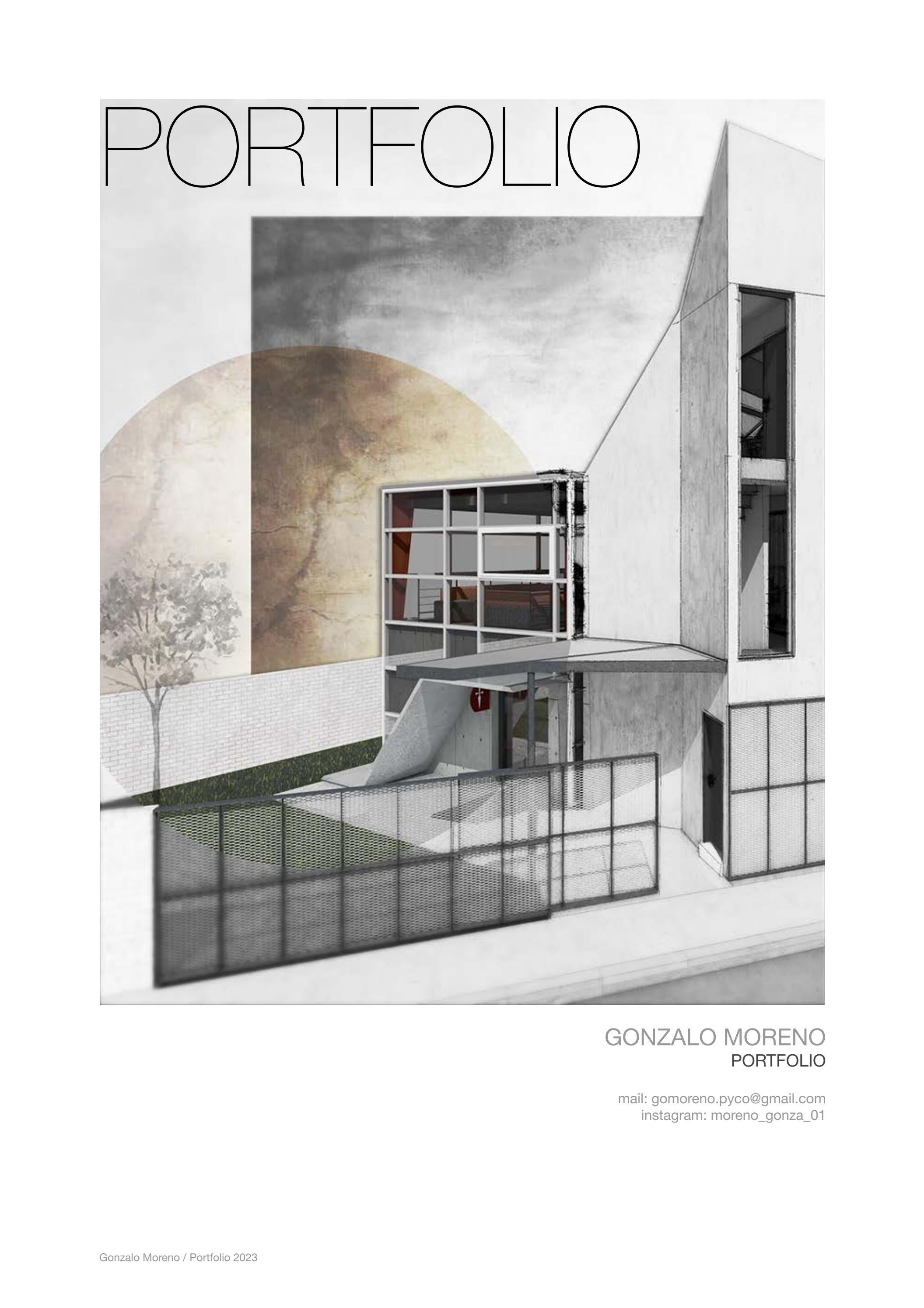 PORTFOLIO GONZALO MORENO - MD2 2023 by Gonzalo Moreno - Issuu