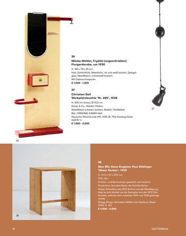 Quittenbaum Kunstauktionen GmbH 灯饰目录 · Auktion 172A | Schools of Design | Quittenbaum Kunstauktionen München 第 20 页