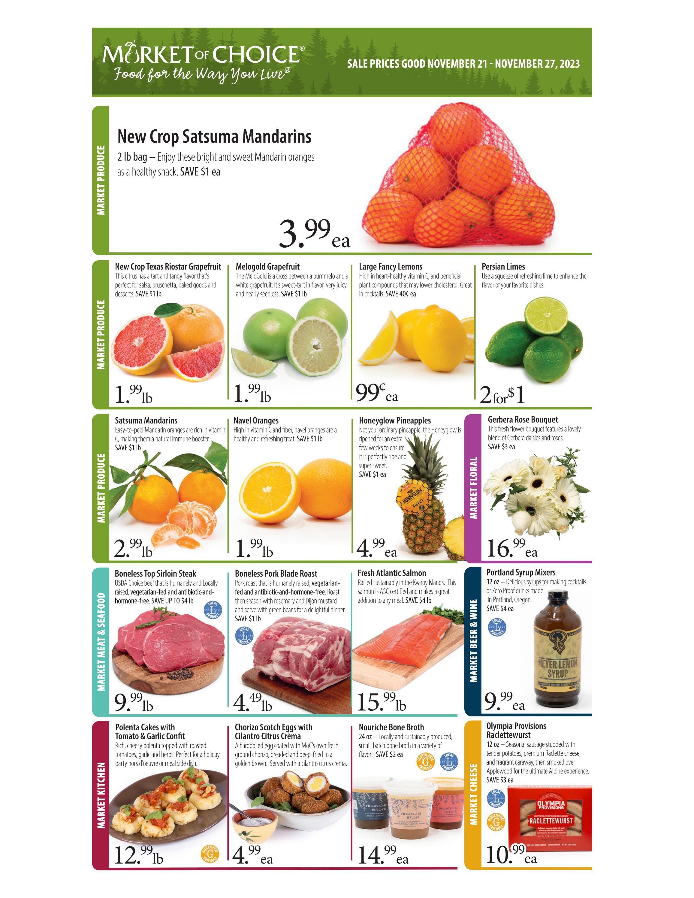 Weekly Specials: November 21-27, 2023 by MarketofChoice - Issuu