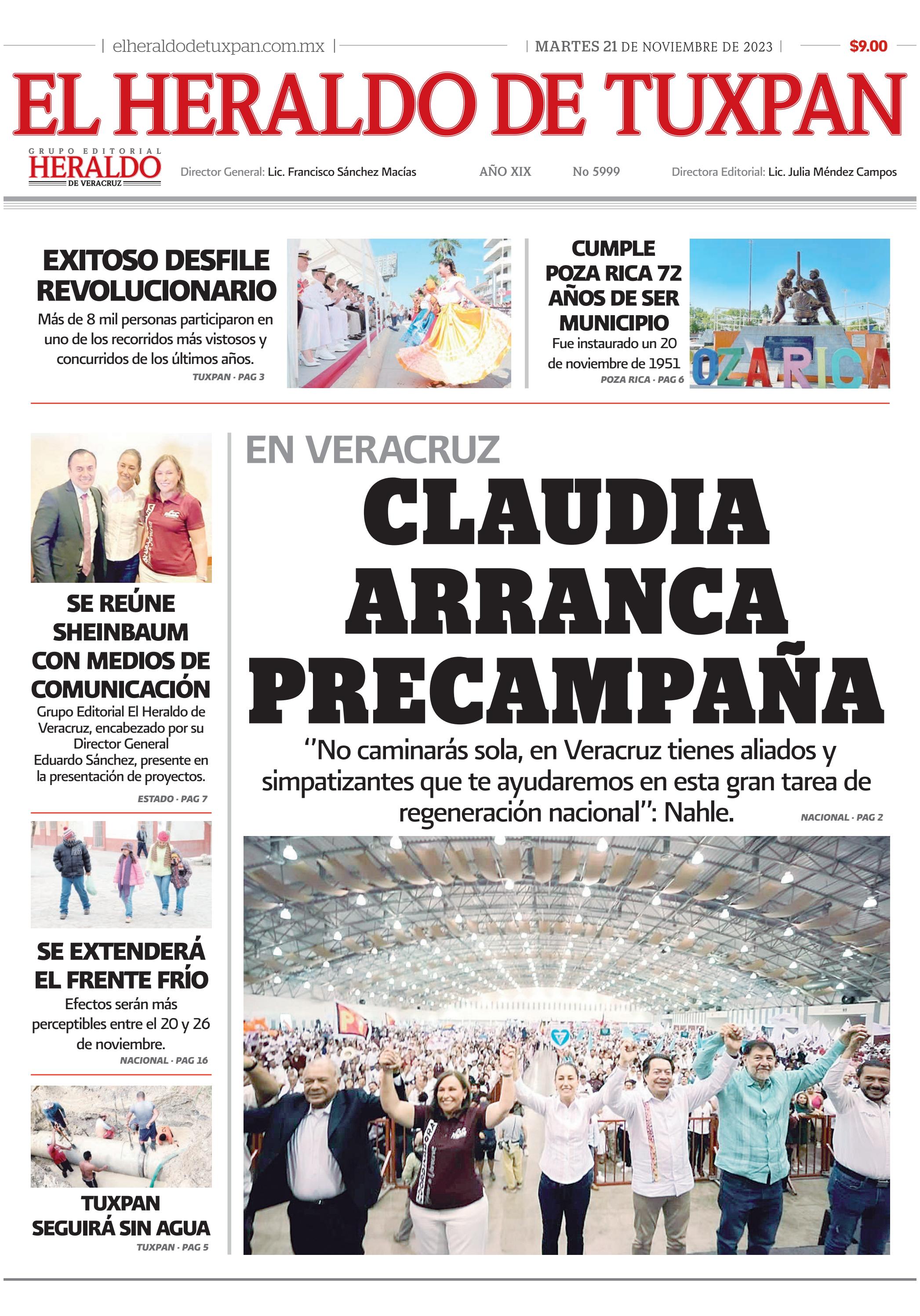 El Heraldo de Tuxpan 21 de Noviembre de 2023 by poza_acme - Issuu