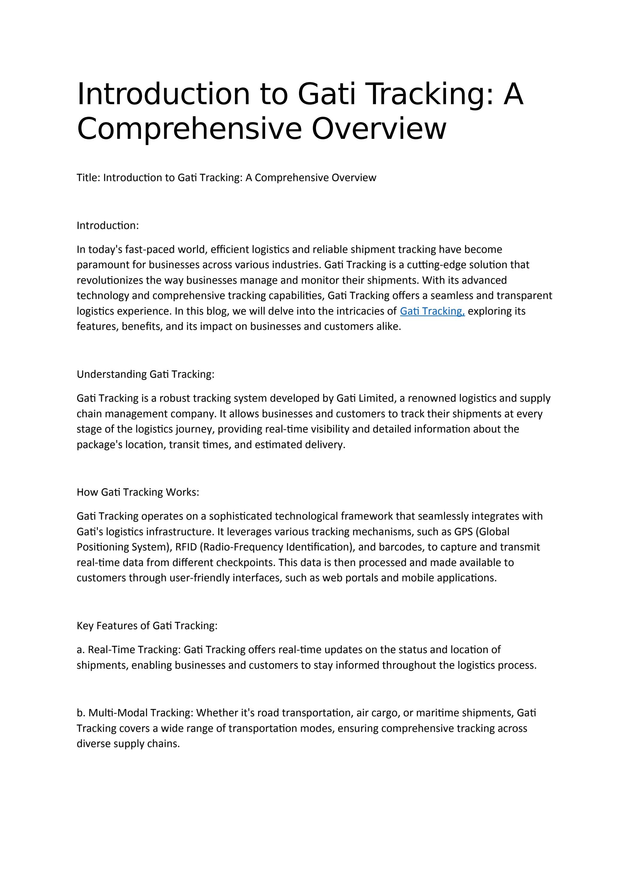 gati tracking by gatitrackingbro63 Issuu