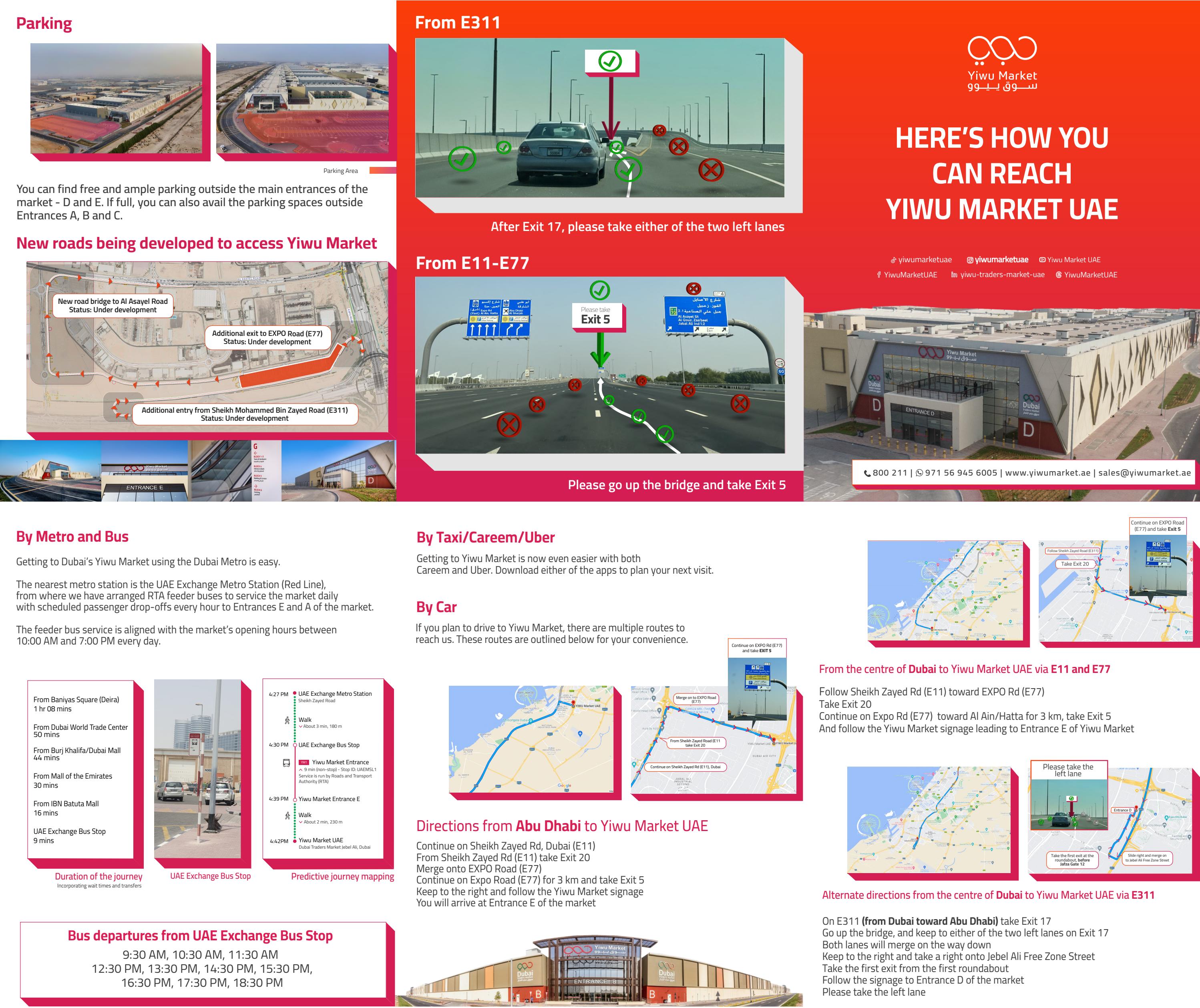 Here’s how you can reach Yiwu Market UAE by YiwuDubai Issuu
