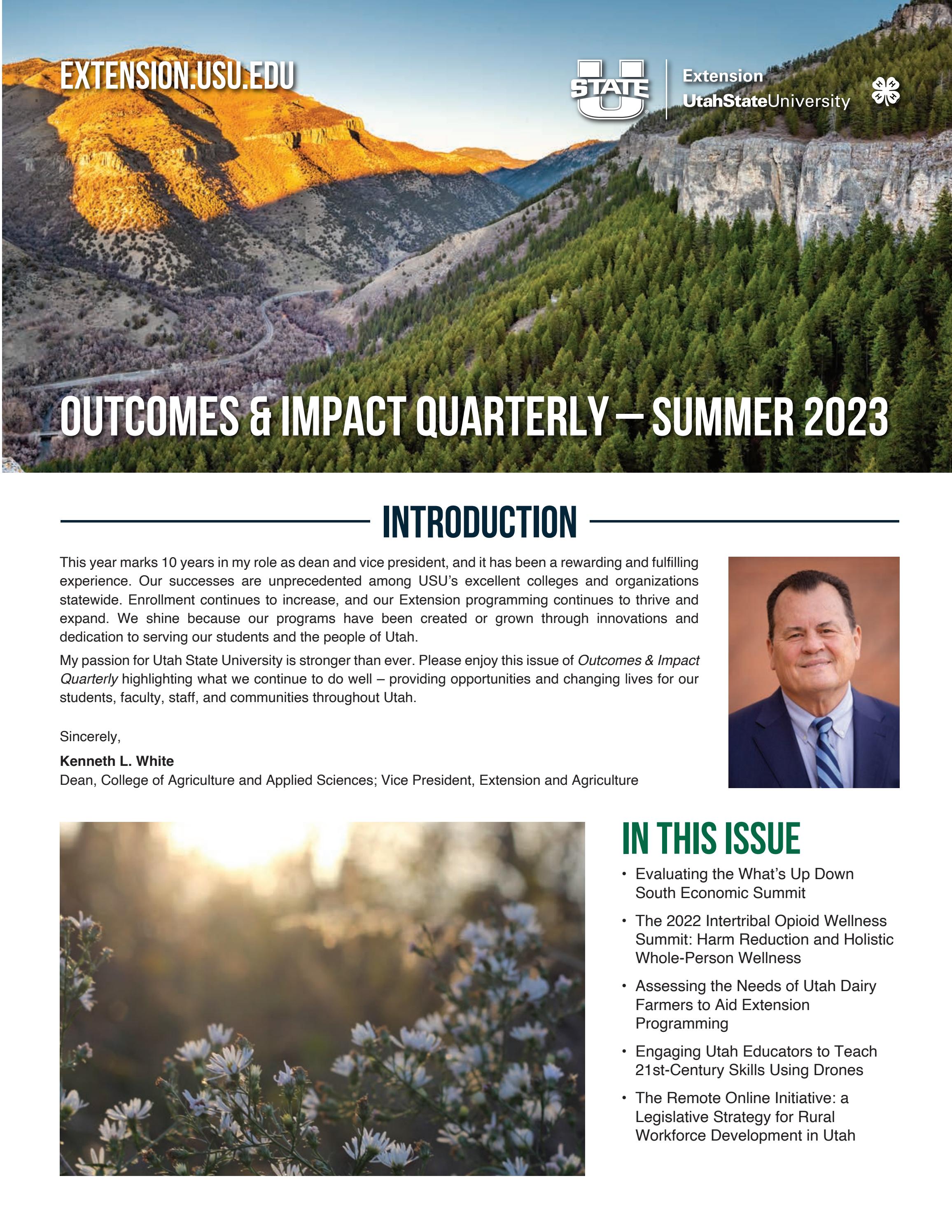 and Impact Quarterly Summer 2023 by Utah State University