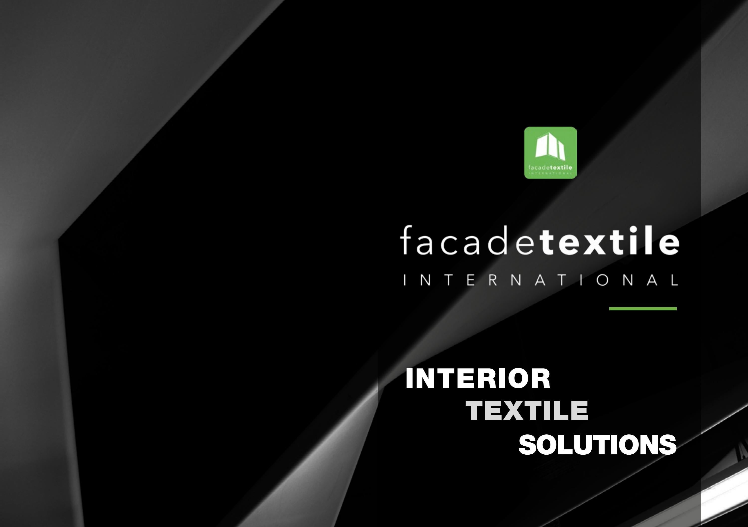 INTERIOR TEXTILE SOLUTIONS PORTFOLIO by FACADETEXTILEINTERNATIONAL