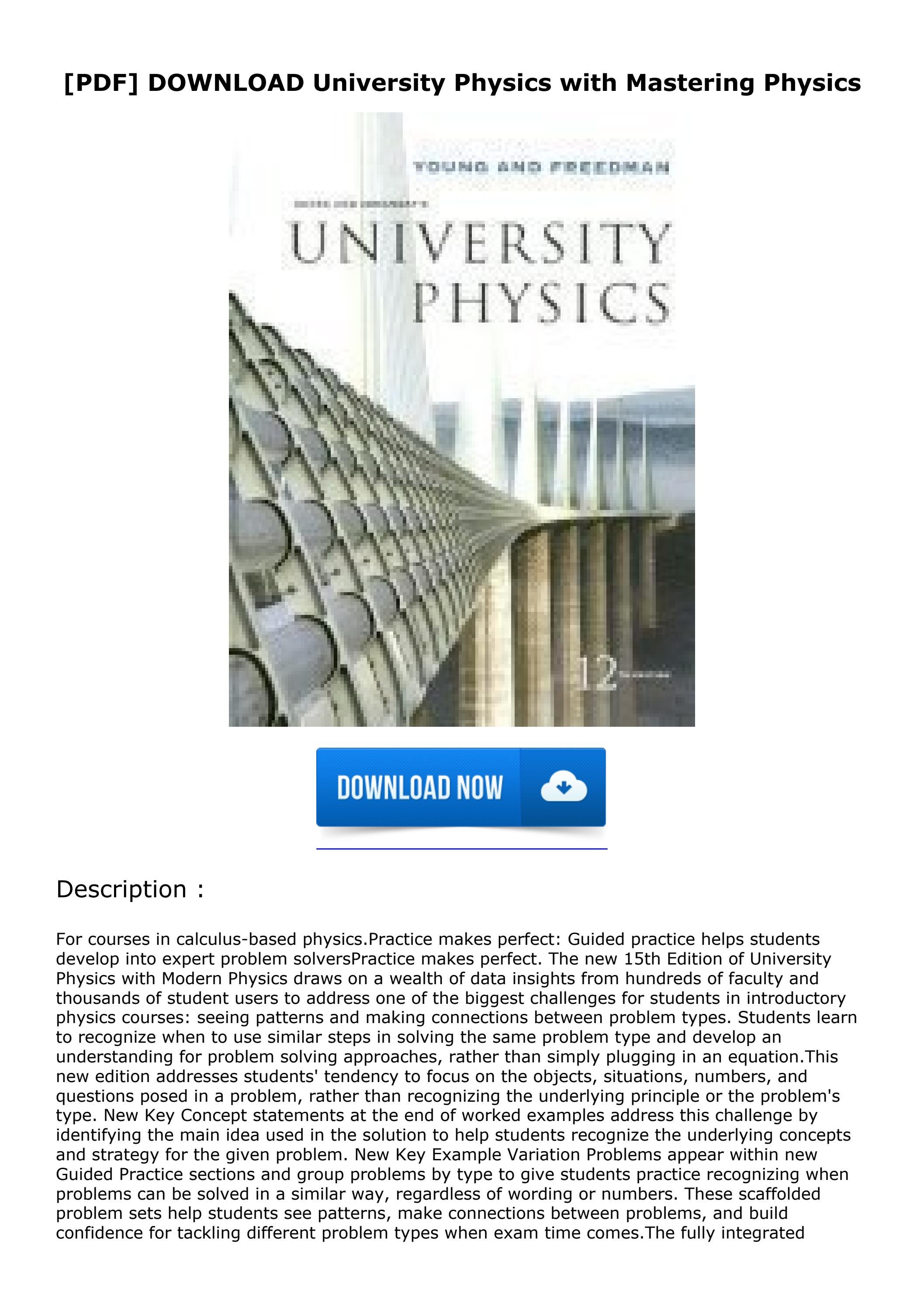 Physics Is Beautiful Mastering Physicsclassified - 6bm3eud