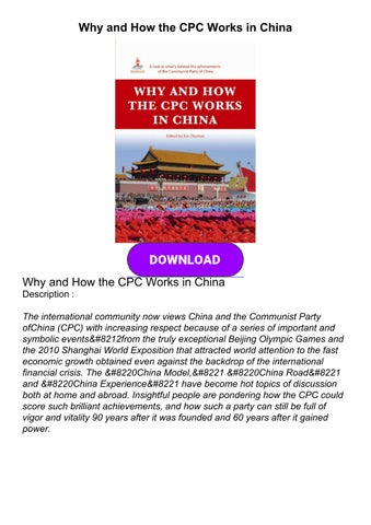 [PDF] Why and How the CPC Works in China by curiousstrea - Issuu