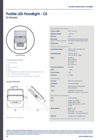 avaliteprojectlighting Dialight LED 灯饰目录 第 14 页