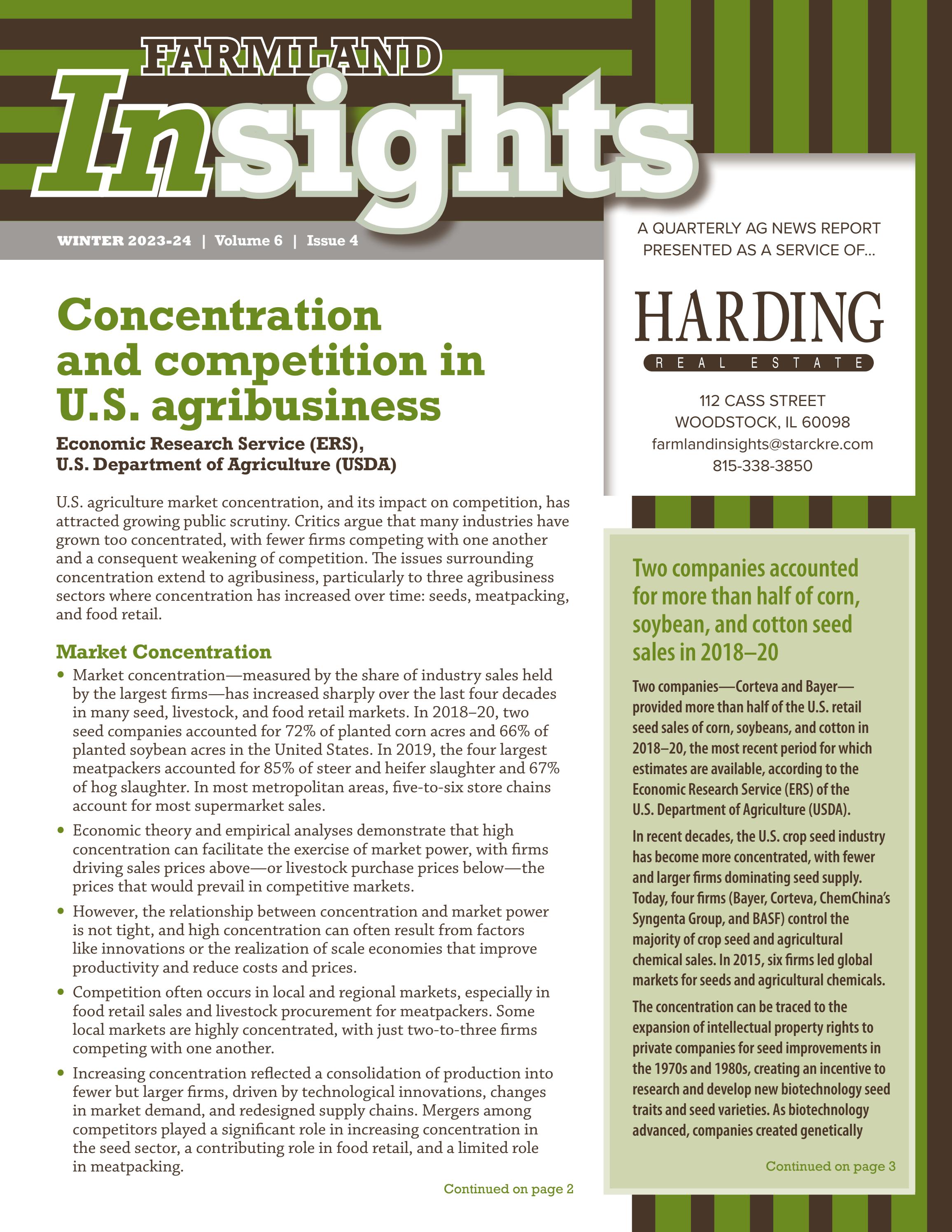 Farmland Insights from Harding Real Estate Winter 2023 by starckre2 Issuu
