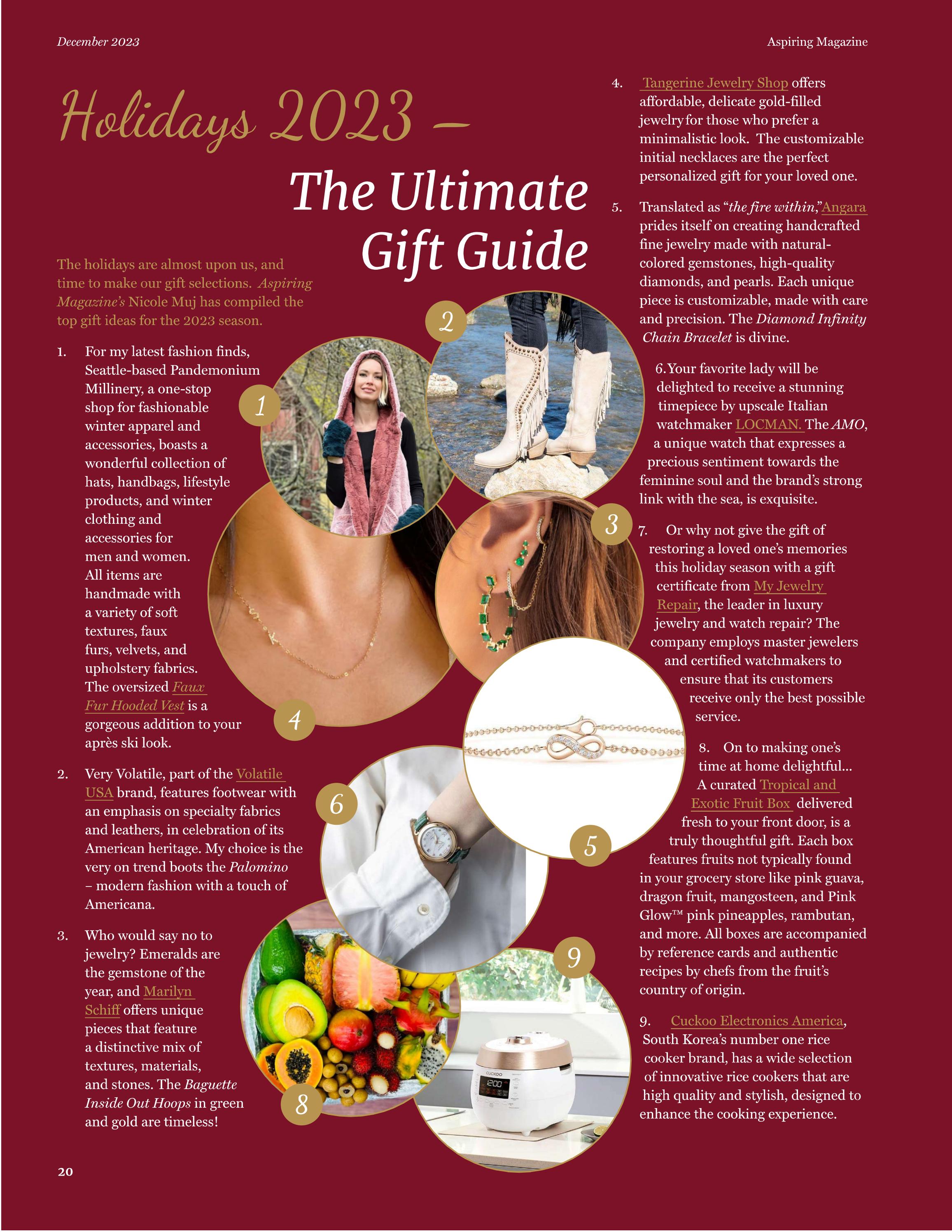 Aspiring Magazine 2023 Holiday Gift Guide by nicole muj Issuu