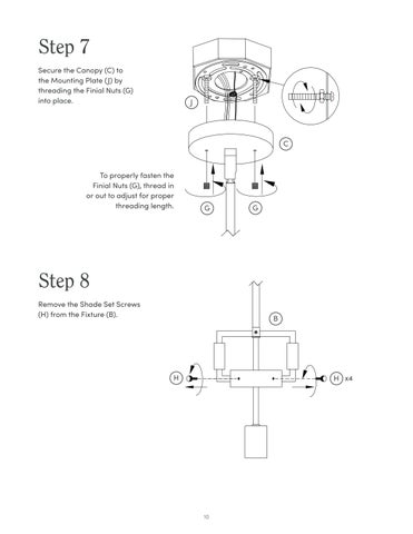 nathanjameshome 灯饰目录 · Leigh 吊灯 Instruction Sheet 第 10 页