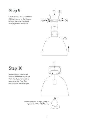 nathanjameshome 灯饰目录 · Leigh 吊灯 Instruction Sheet 第 11 页