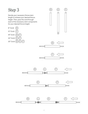 nathanjameshome 灯饰目录 · Leigh 吊灯 Instruction Sheet 第 7 页