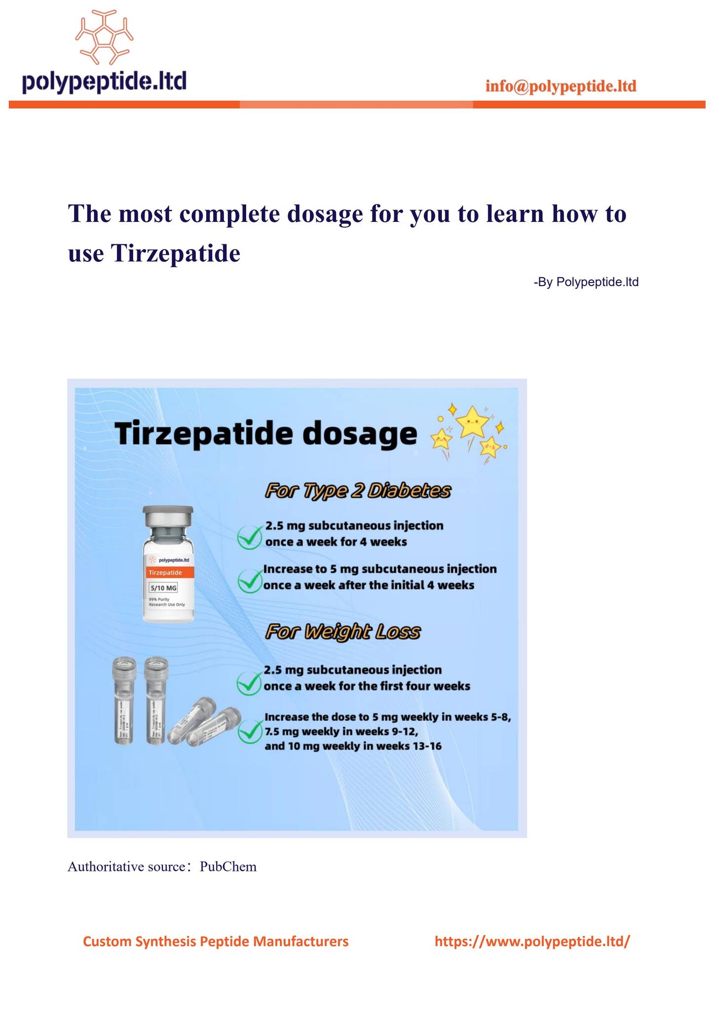how to mix tirzepatide peptide TrimRX The most complete dosage for