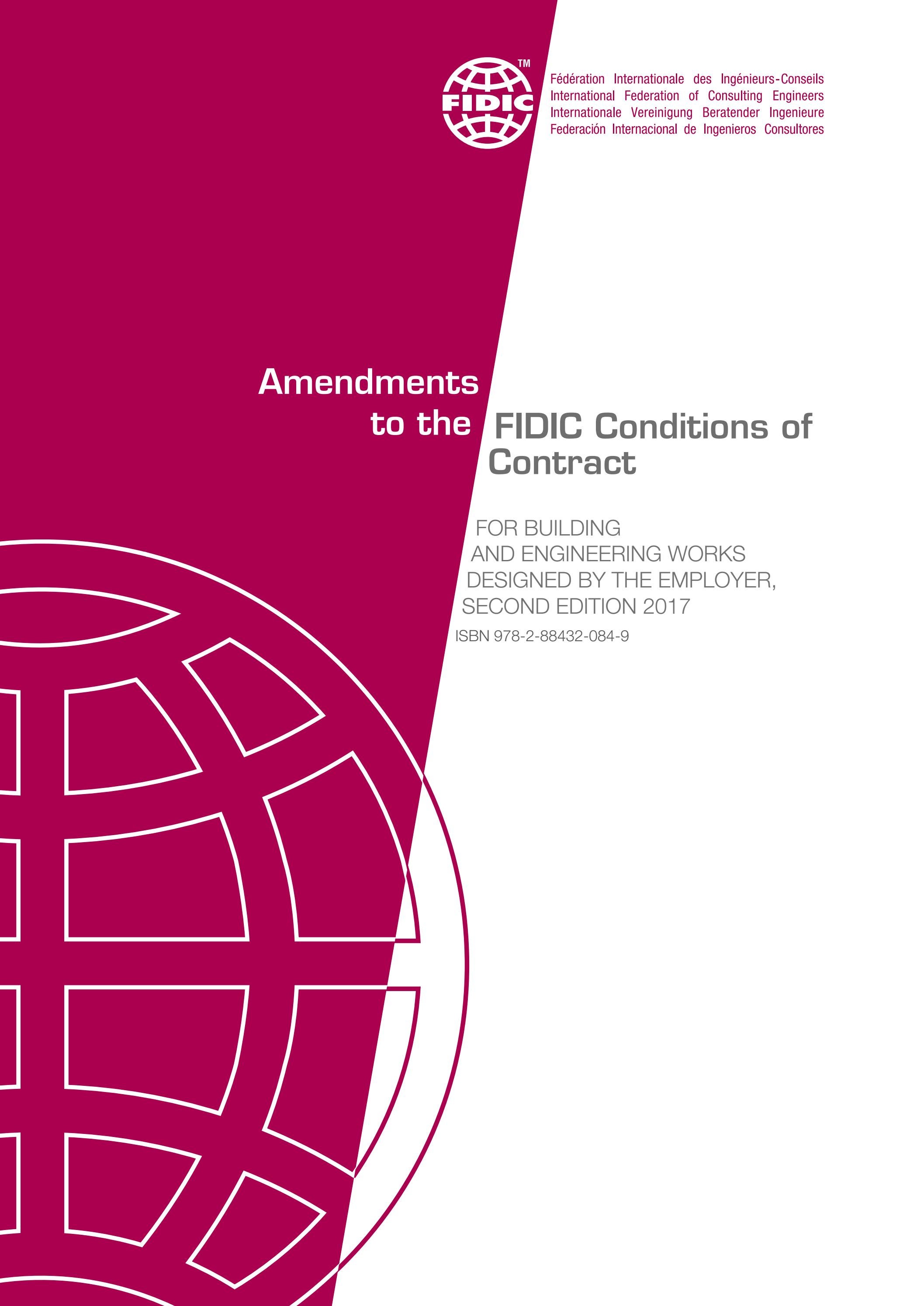 Amendments to the FIDIC Conditions of Contract by FIDIC - Issuu