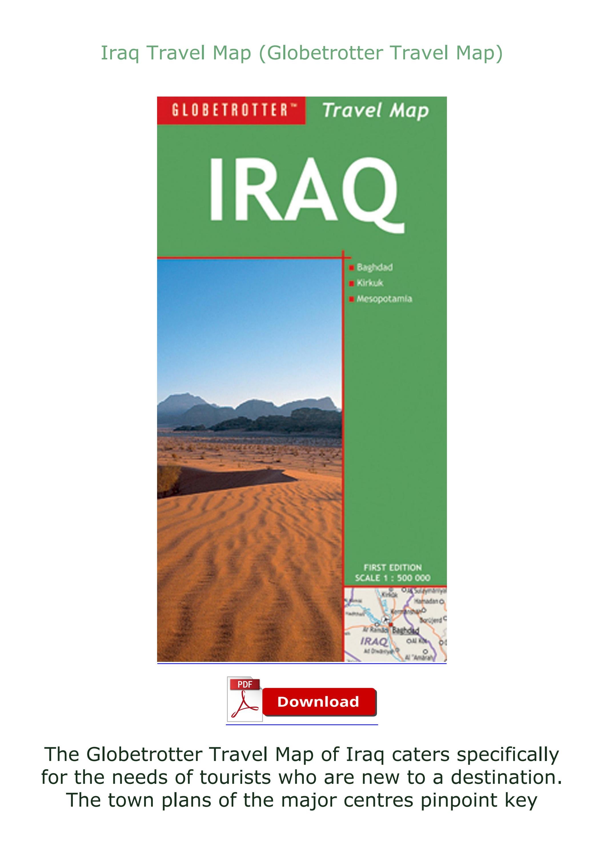 (⚡DOWNLOAD) Iraq Travel Map (Globetrotter Travel Map) by