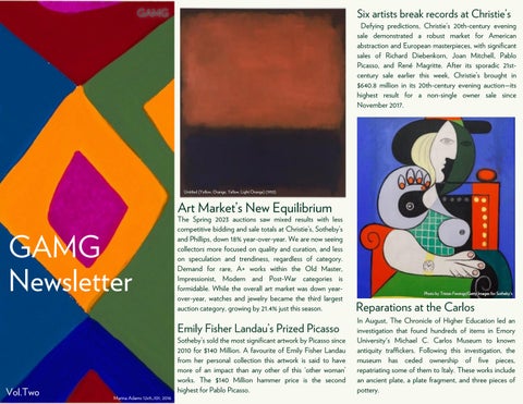 GAMG Newsletter; Vol 2