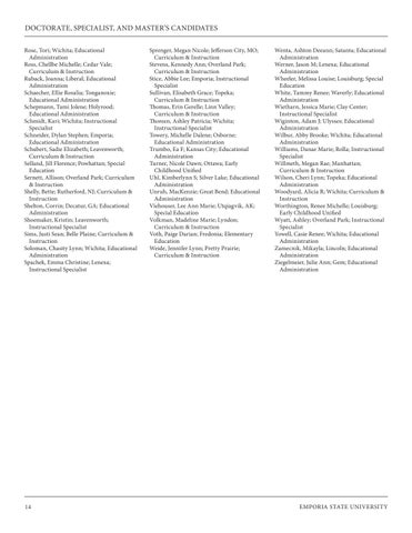 Emporia State University - 冬季 2023 Commencement 第 14 页