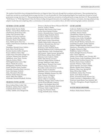 Emporia State University - 冬季 2023 Commencement 第 5 页