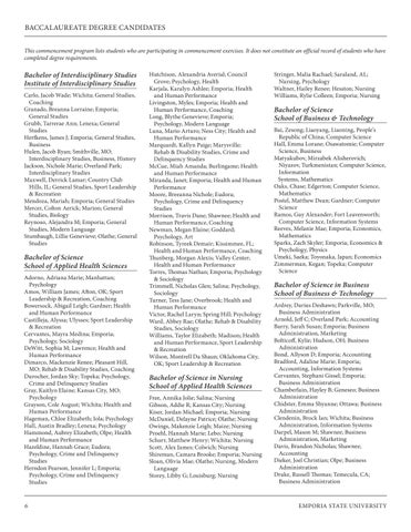 Emporia State University - 冬季 2023 Commencement 第 6 页