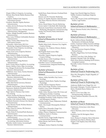 Emporia State University - 冬季 2023 Commencement 第 7 页