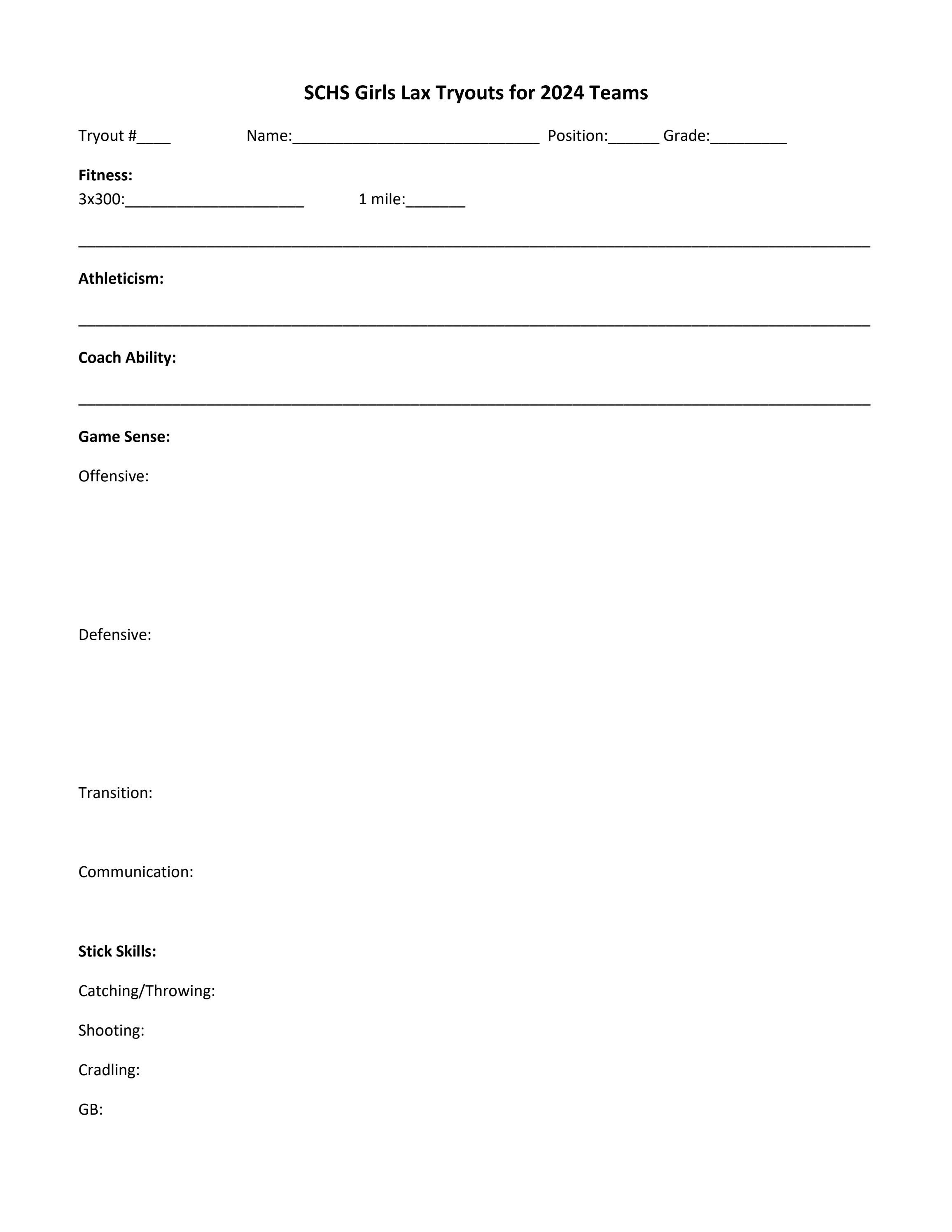 2023 Girls Lacrosse Assessment by PREPS 365 Issuu