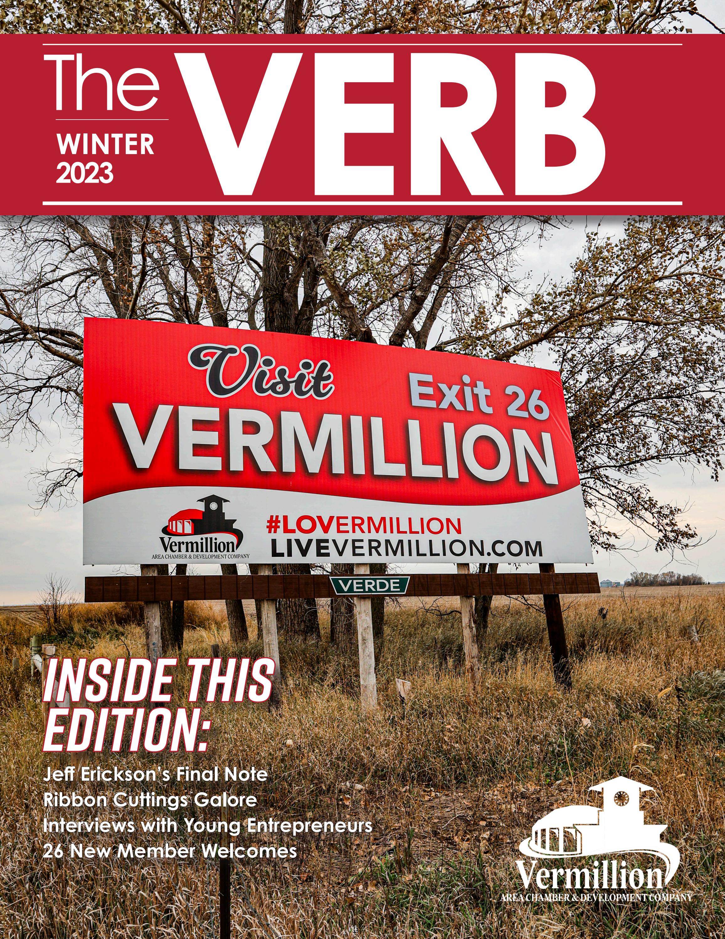 The VERB Winter 2023 by Vermillion Area Chamber & Development Company