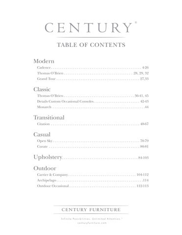 Century 家具 Market Introductions October 2023 第 3 页