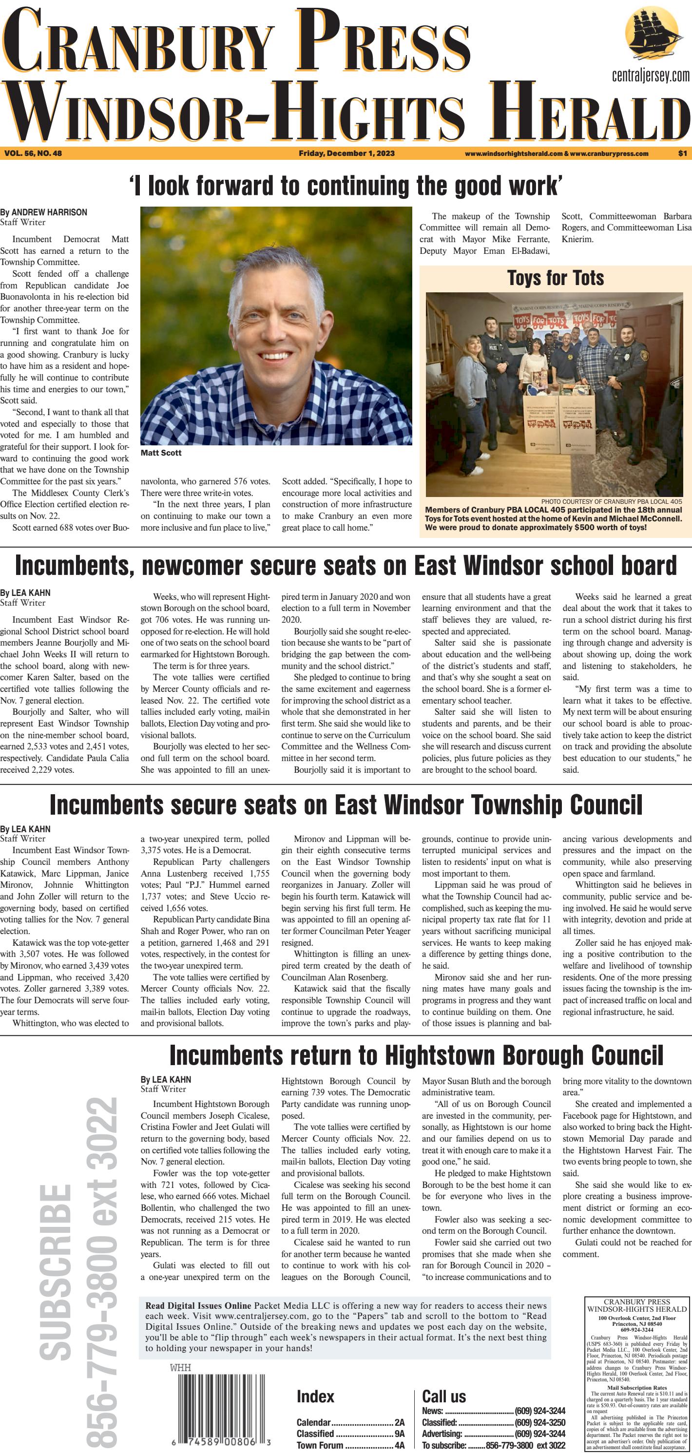 Cranbury Press & WindsorHights Herald by nmg Issuu