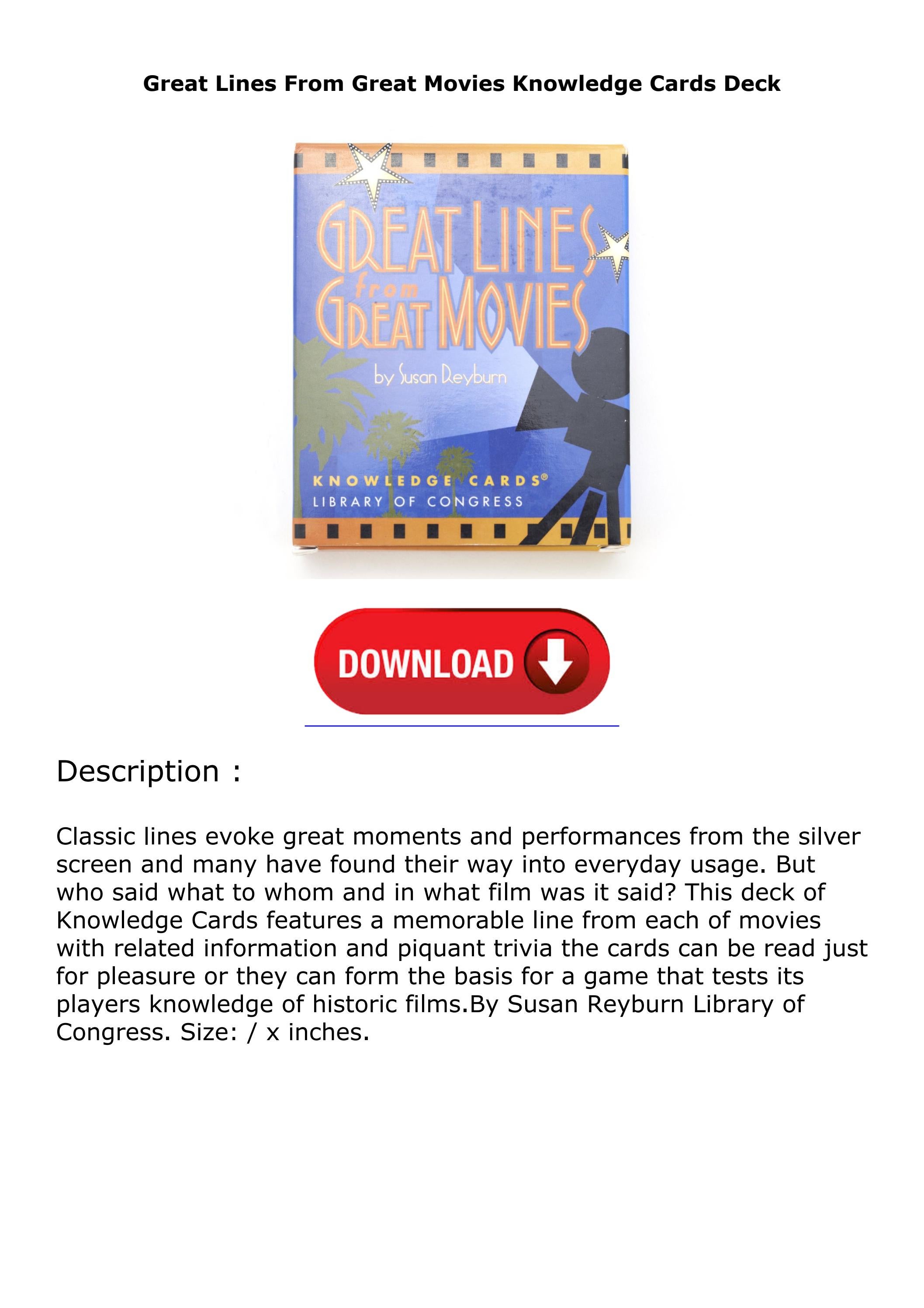 pdf-download-great-lines-from-great-movies-knowledge-cards-deck-by