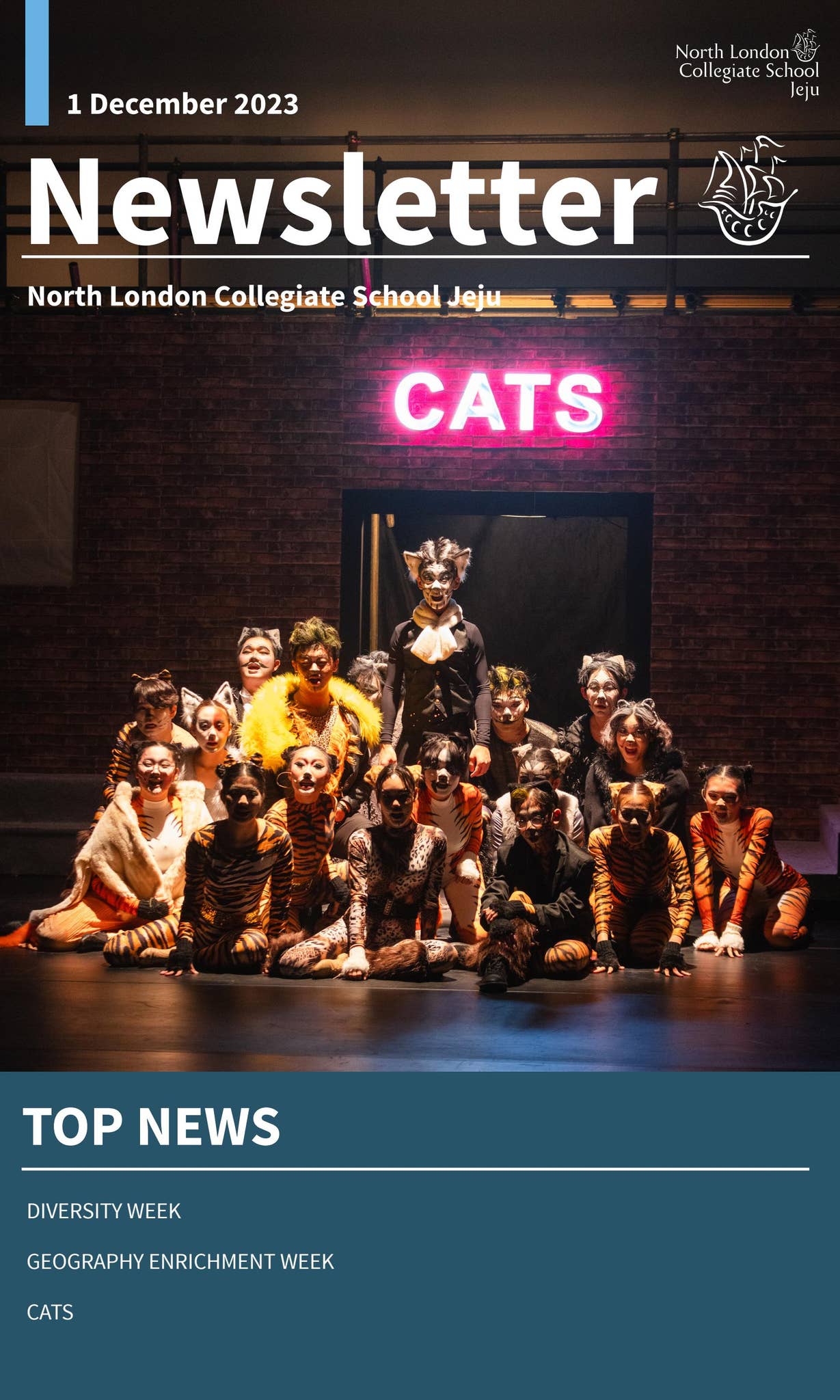 NLCS Jeju 校报 2023年12月1日 by North London Collegiate School Jeju - Issuu