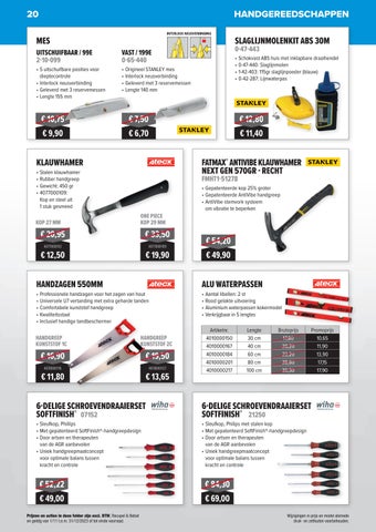 VOS TOOLS - Actiefolder najaar 2023 第 20 页