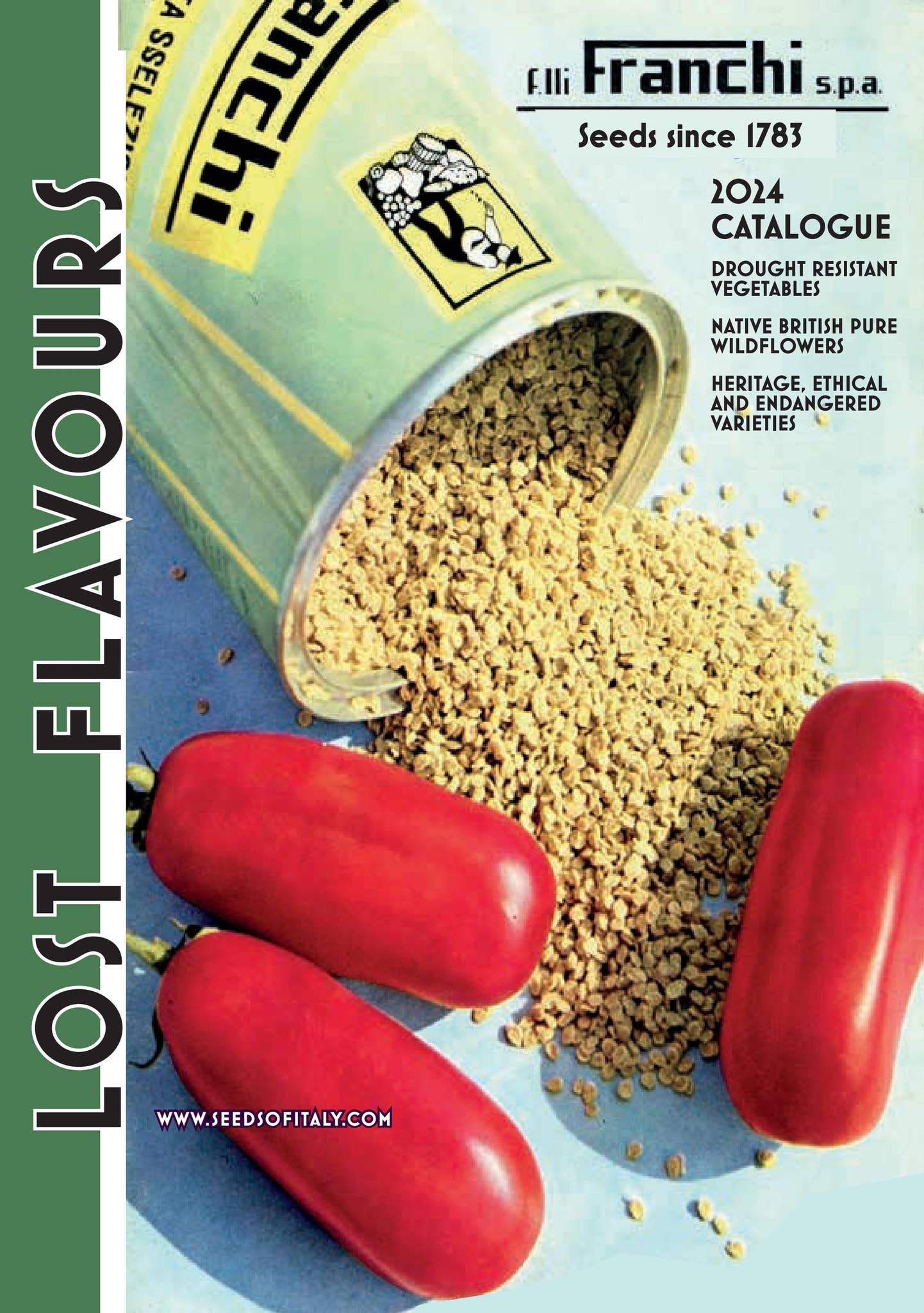 Franchi 2024 Seeds of Italy 'Lost Flavours' Catalogue UK by PAOLO