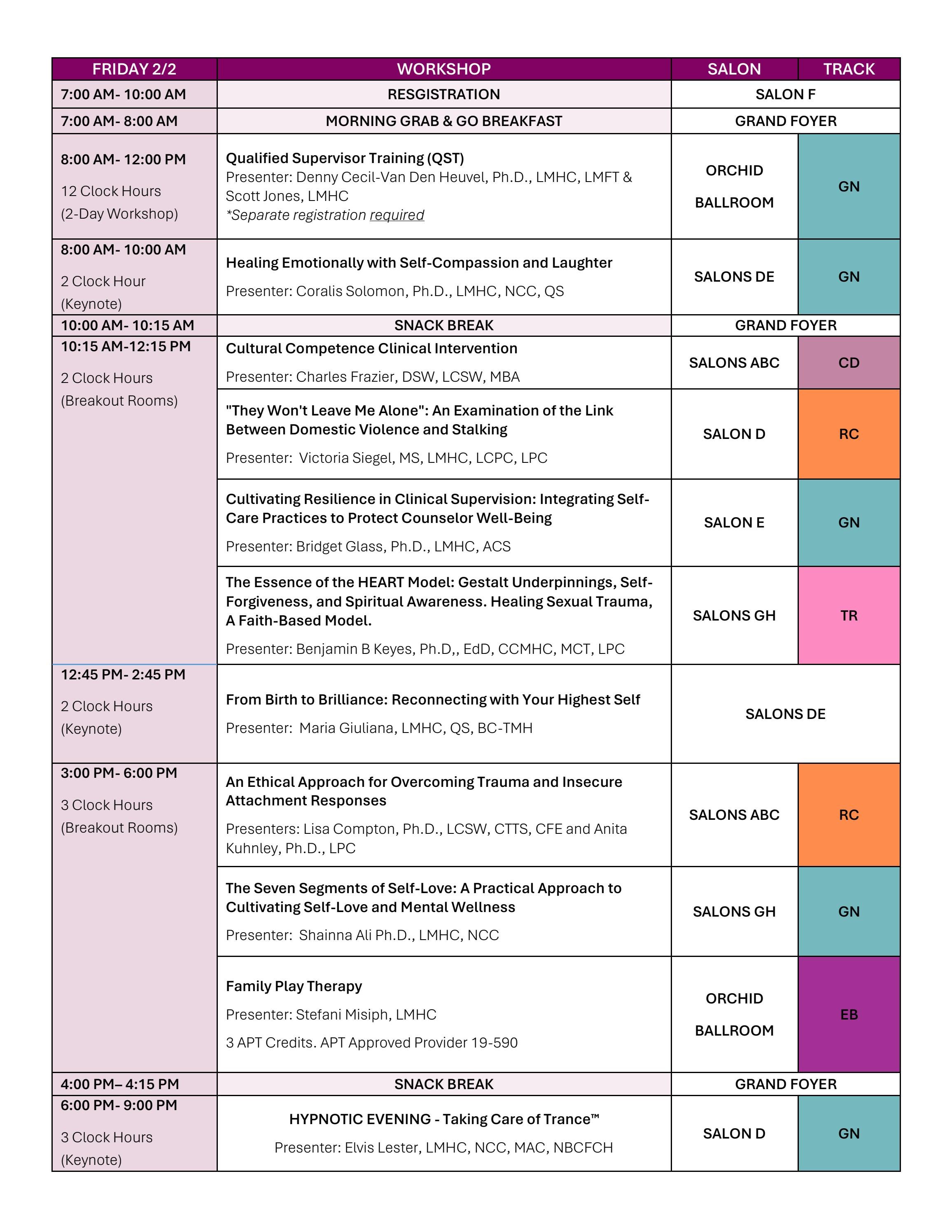 2024 Annual FMHCA Conference AtAGlance by FMHCA Issuu